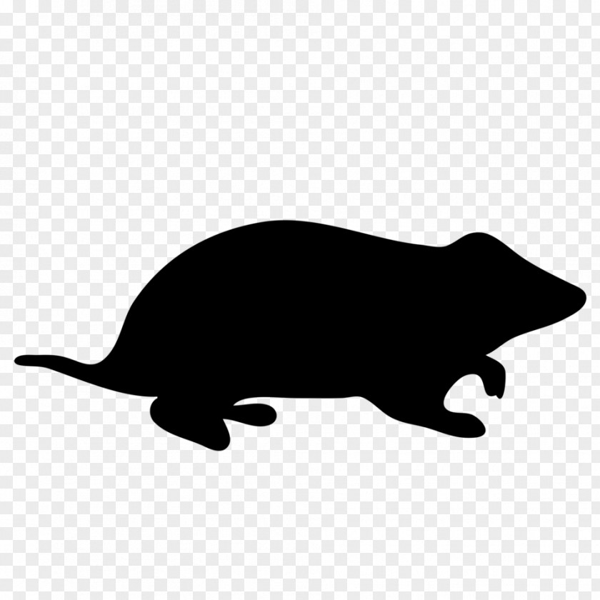 Silhouette Hamster Clip Art PNG