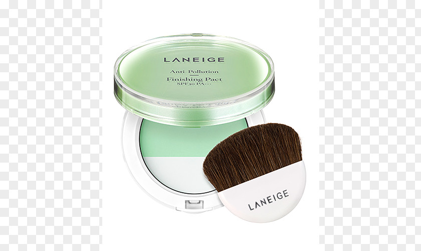 Anti Pollution LANEIGE Anti-Pollution Finishing Pact SPF30 PA+++ 12g Lip Balm Brush PNG