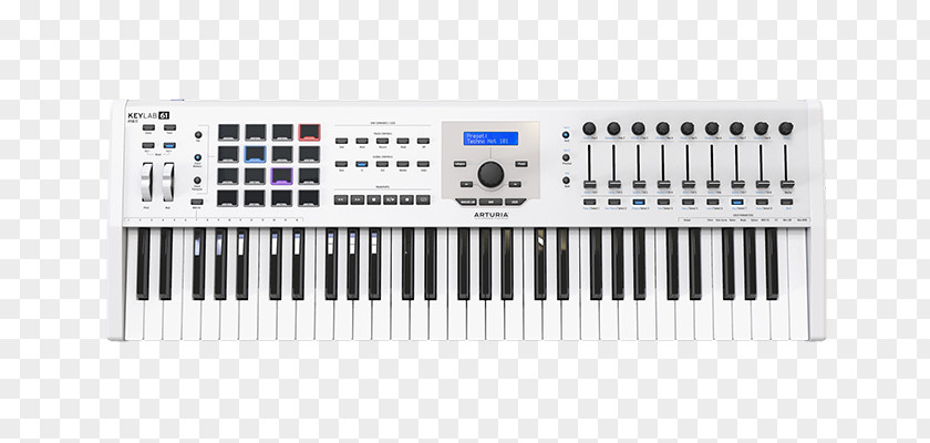 Arturia Keylab 49 Digital Piano Electronic Keyboard Musical MIDI Controllers PNG