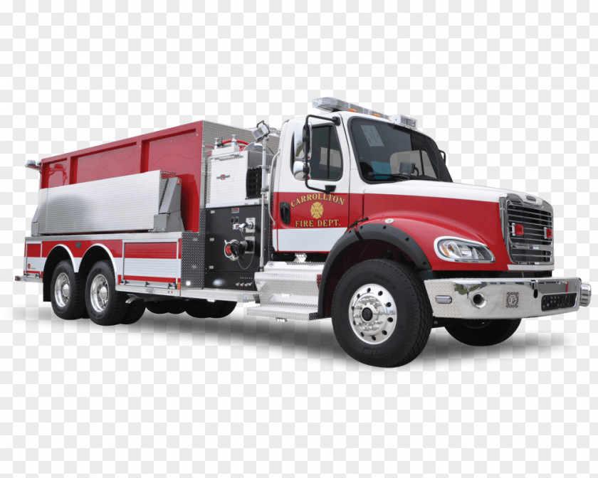 Fire Truck Horn Car Department Bed Part Tow Commercial Vehicle PNG