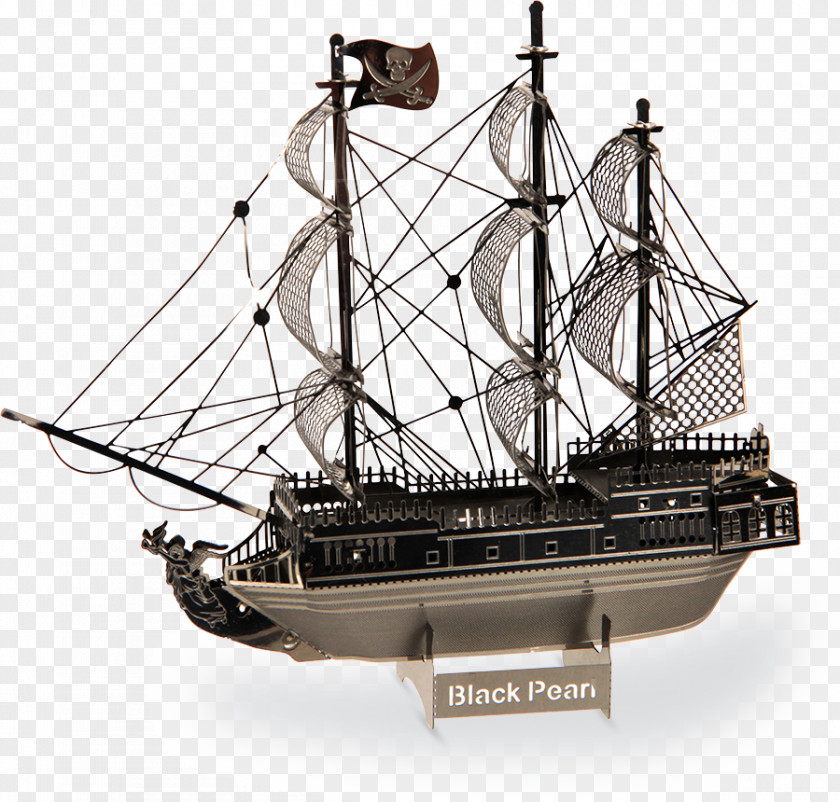 Ship Brigantine Barque Clipper Black Pearl PNG