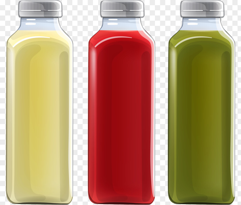 Small Plastic Bottle Juice Glass PNG