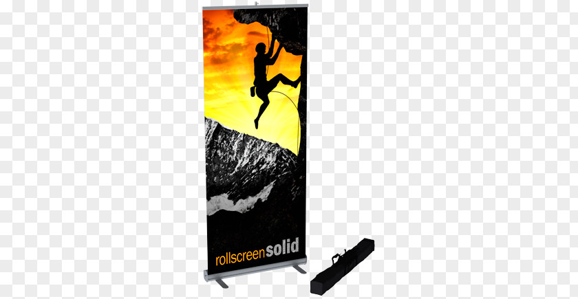 Advertising Roll Screen Web Banner Roll-up Pop-up Ad PNG