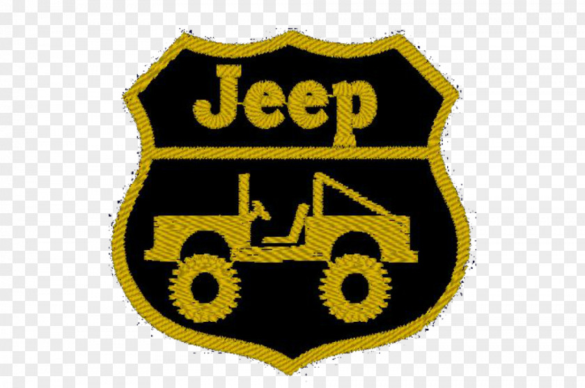 Business Embroidered Patch Embroidery Logo Jeep PNG