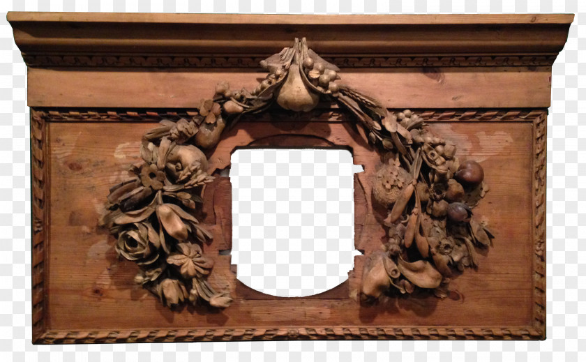 Surround Cassiobury House Manor Wood Carving Sculpture Picture Frames PNG