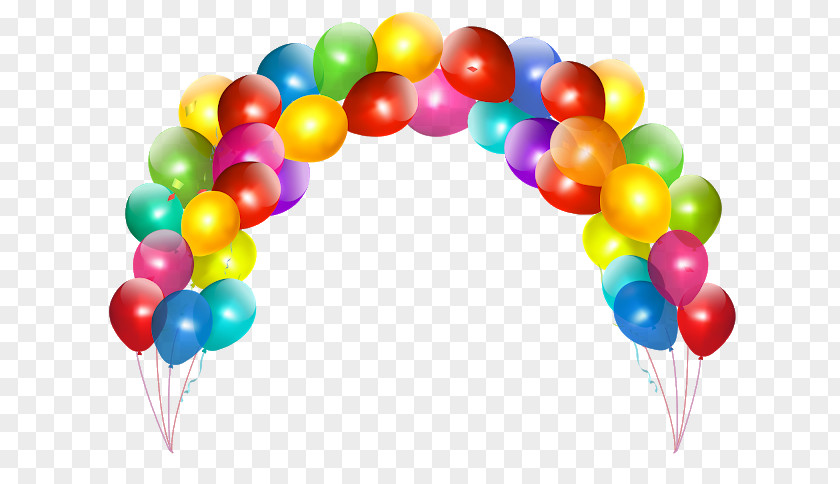Balloon Birthday Party Wish Clip Art PNG