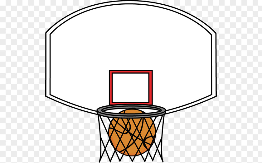 Basketball Clip Art Canestro Backboard Openclipart PNG