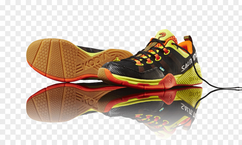 Orange Squash Sneakers Shoe Handball Salming Sports PNG
