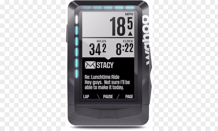 Bicycle Computers Wahoo Fitness ELEMNT GPS Bike Computer BOLT Limited Edition Cycling Lezyne Micro C Watch PNG