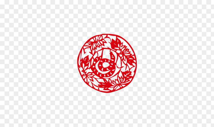 Creative Snake,snake,Red Snake Chinese Paper Cutting Zodiac Papercutting Tiger PNG