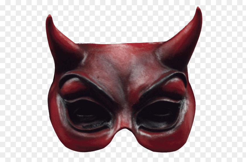 Mask Latex Devil Demon Costume PNG