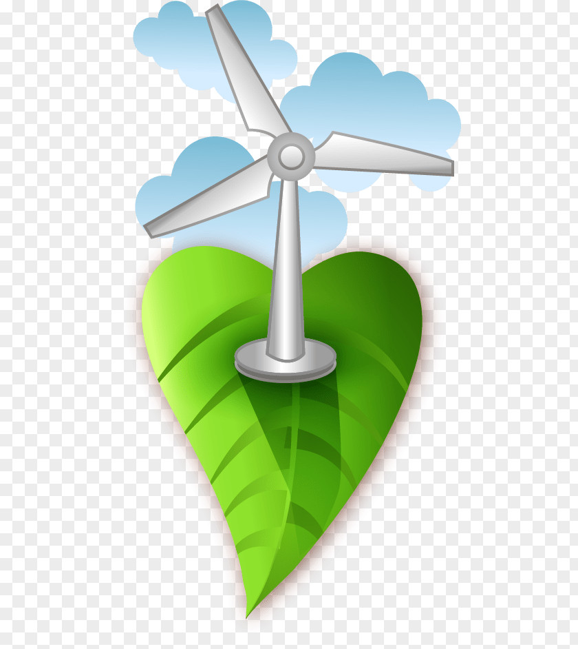 Wind Energy Turbine Power PNG