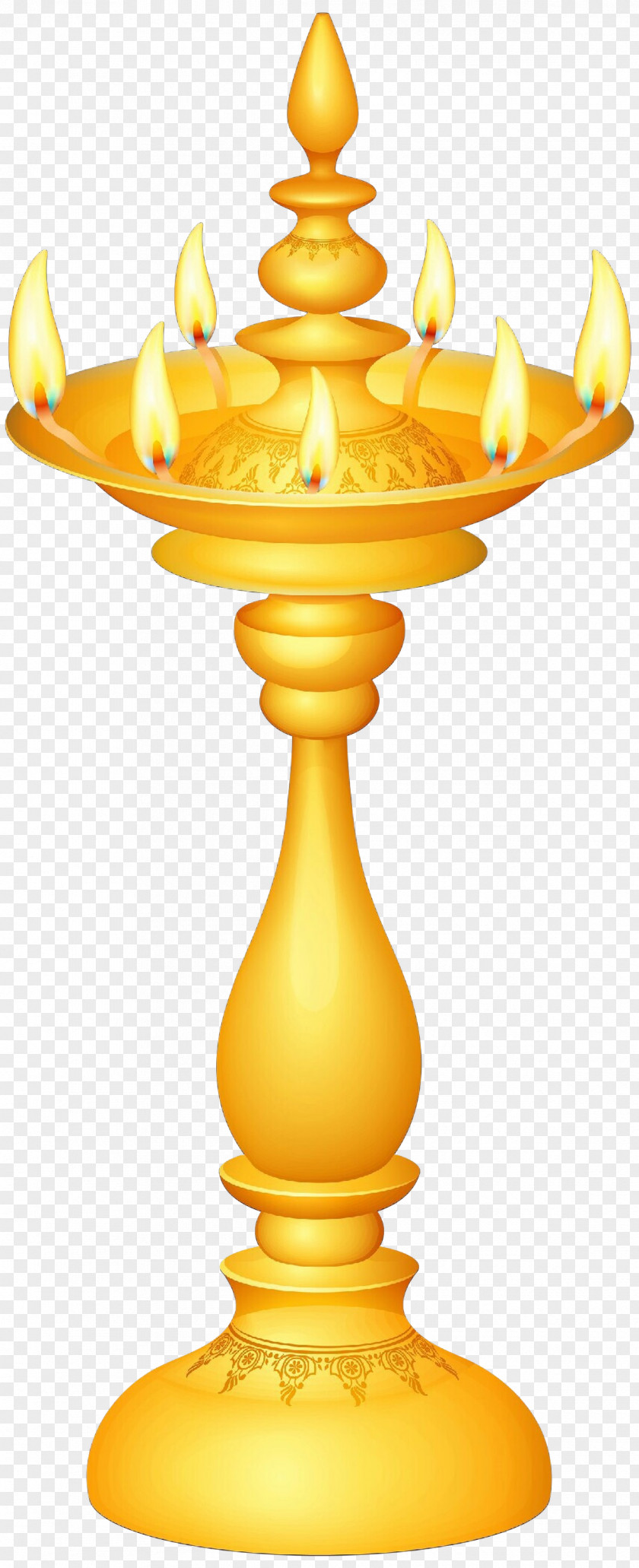 Tableware Light Fixture Yellow Clip Art Candle Holder Oil Lamp PNG