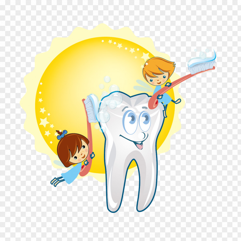 Creative Protect Teeth Dentistry Dental Laboratory Toothbrush Clip Art PNG