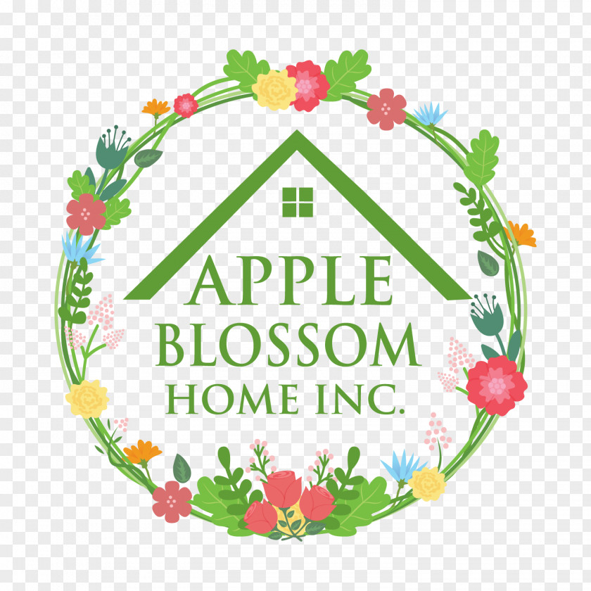 Design Apple Blossom Home Floral Mission Grove Assisted Living PNG