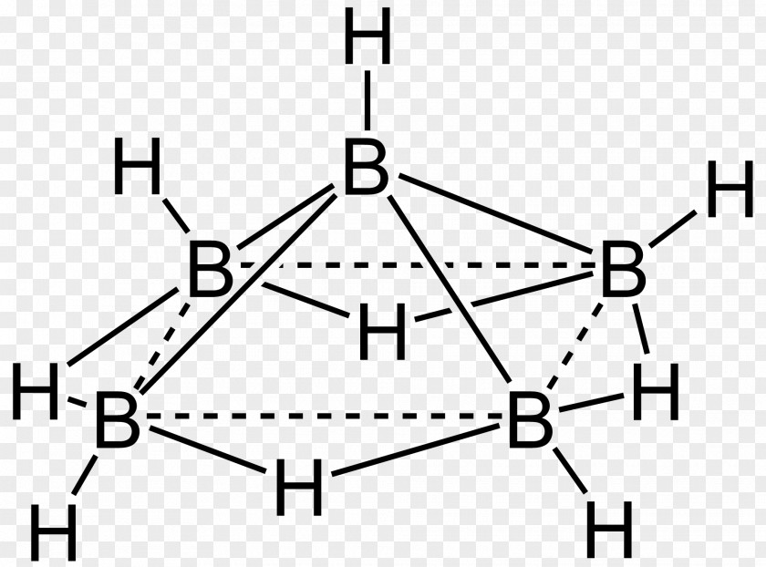 Structure Diagram Pentaborane Boranes Hydride Diborane Chemistry PNG