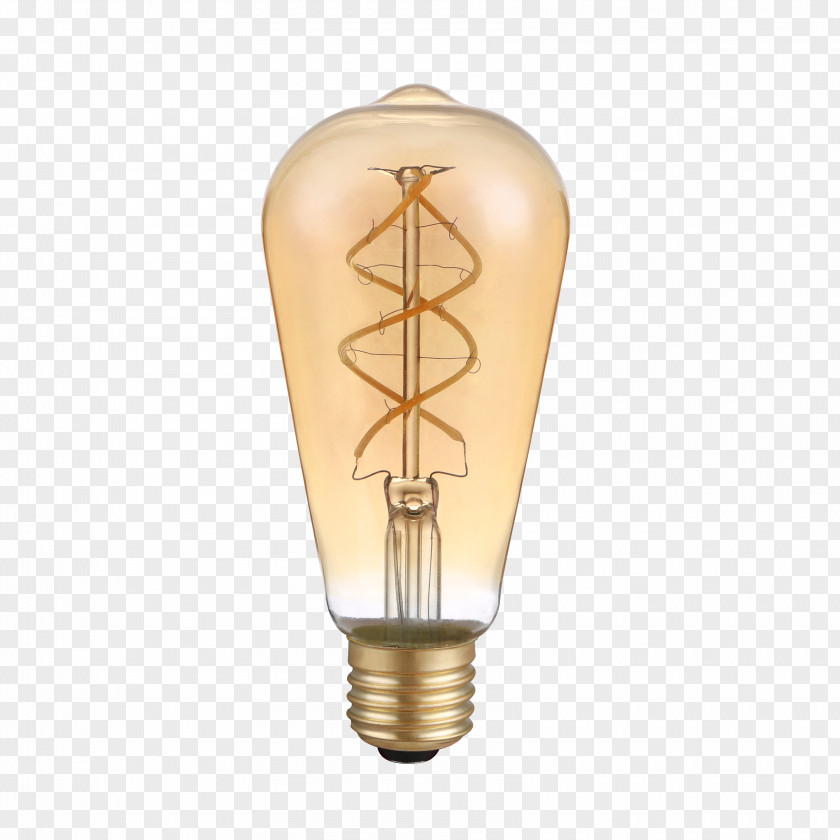 Light Incandescent Bulb LED Lamp Edison Screw PNG