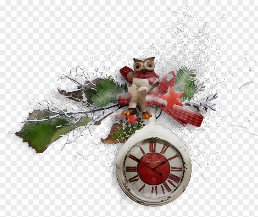 Pine Family Poinsettia Christmas Ornament PNG