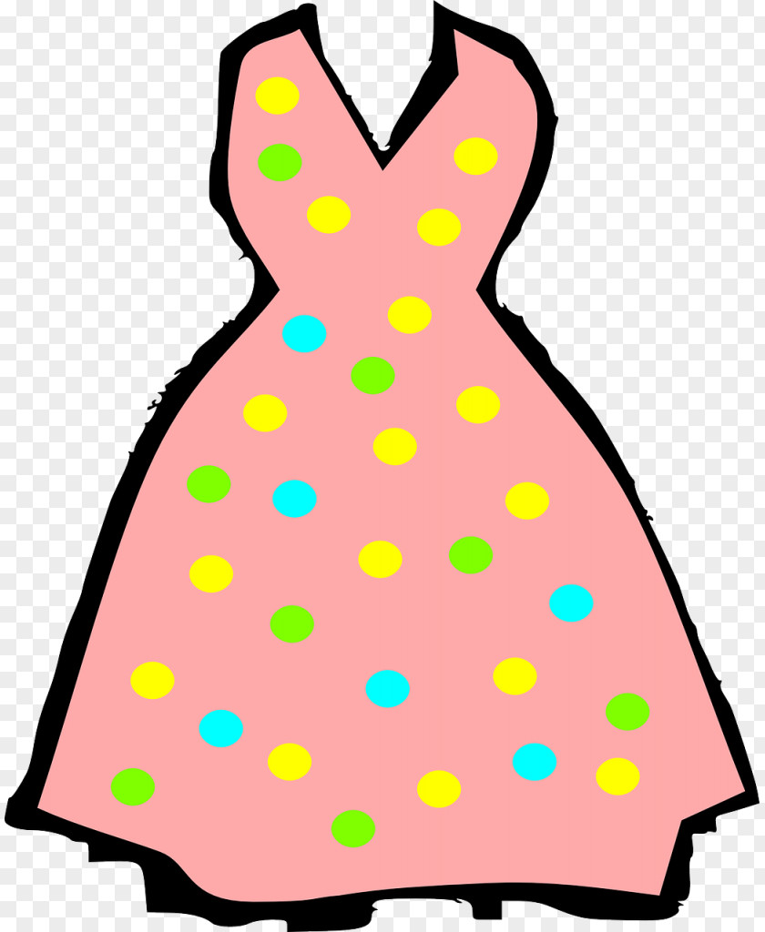 Polka Dot Sundress Clothing Clip Art PNG