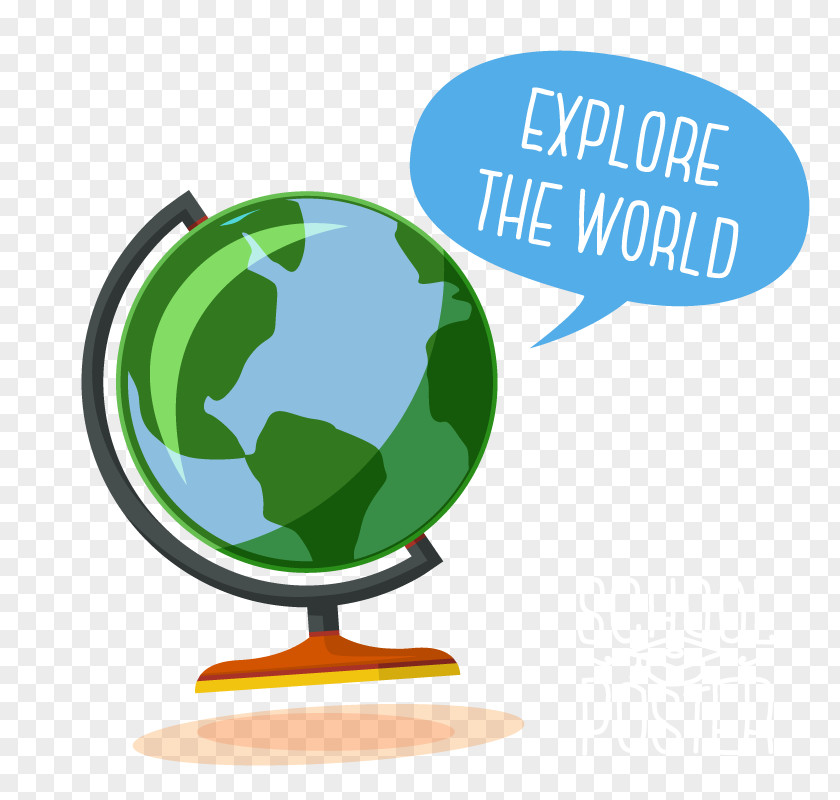 Vector Globe Poster Royalty-free Illustration PNG