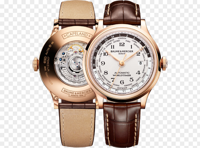 Watch Baume Et Mercier Watchmaker Jewellery Chronograph PNG