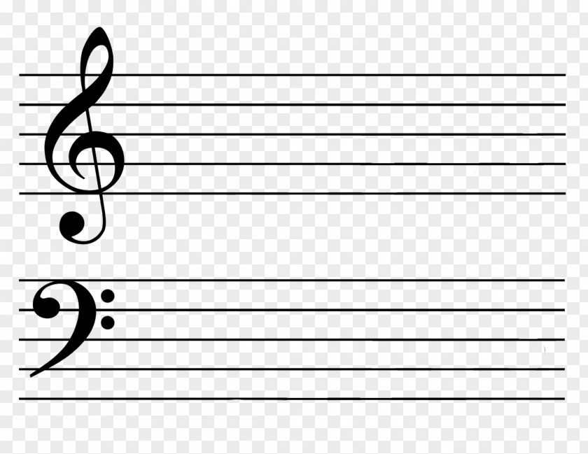 Bass Clef Ledger Line Treble Musical Note Staff PNG