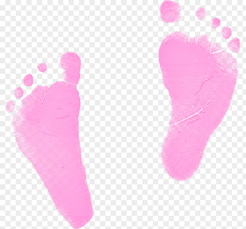 Child Footprint Infant Baby Shower PNG