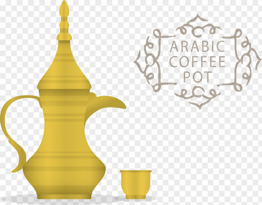 Cross Arabia Coffee Pot Arabic Coffeemaker Crock PNG