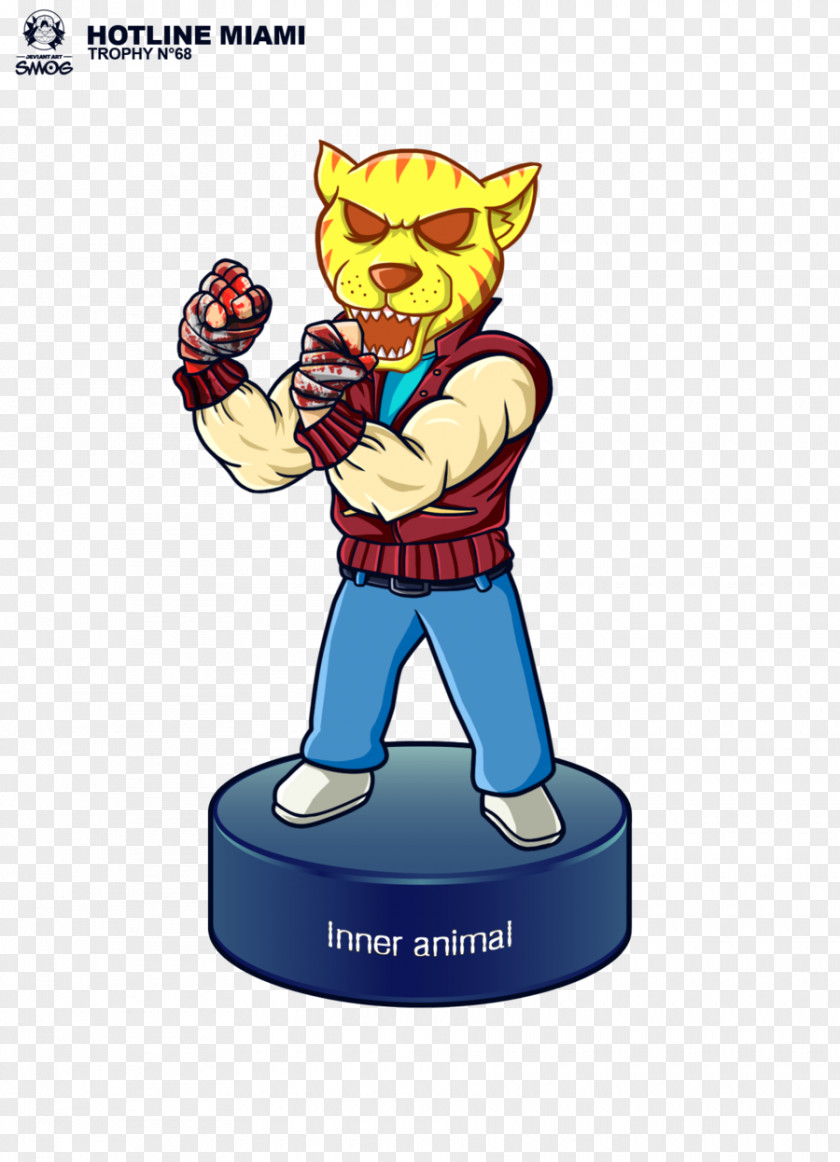 Hotline Miami Figurine Action & Toy Figures Cartoon Character Fiction PNG