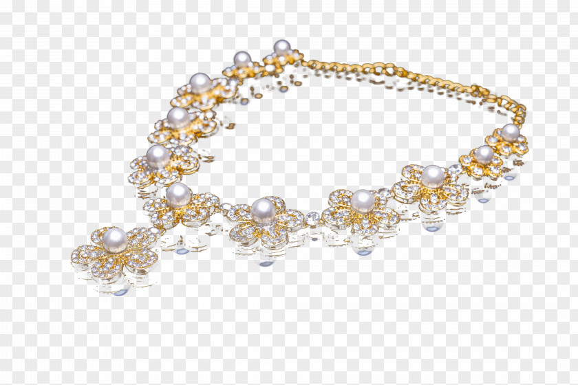 Pearl Necklace Bracelet PNG