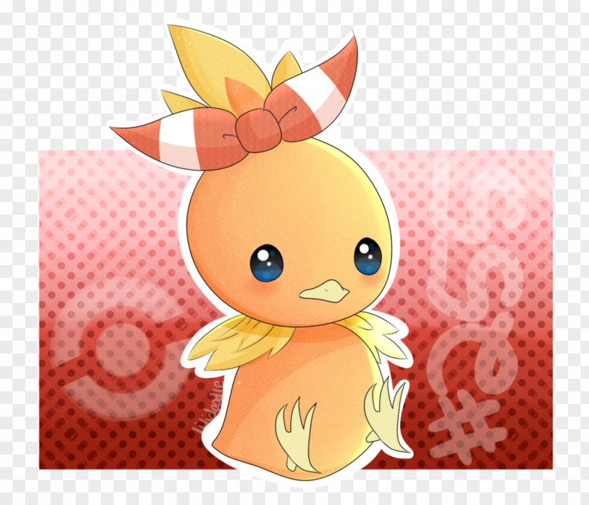 Torchic Character Animated Cartoon PNG