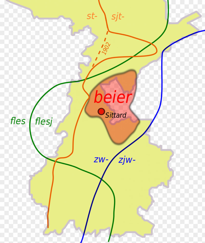 Accent Map Sittard Dialect Selfkant Limburgish Koningsbosch PNG