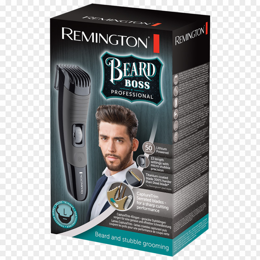 Beard Hair Clipper Remington Boss PRO MB4130 Products Electric Razors & Trimmers PNG