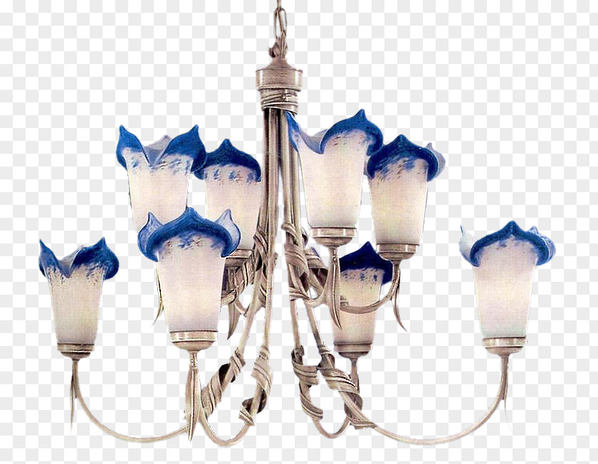 Design Chandelier Ceiling Cobalt Blue Light Fixture PNG