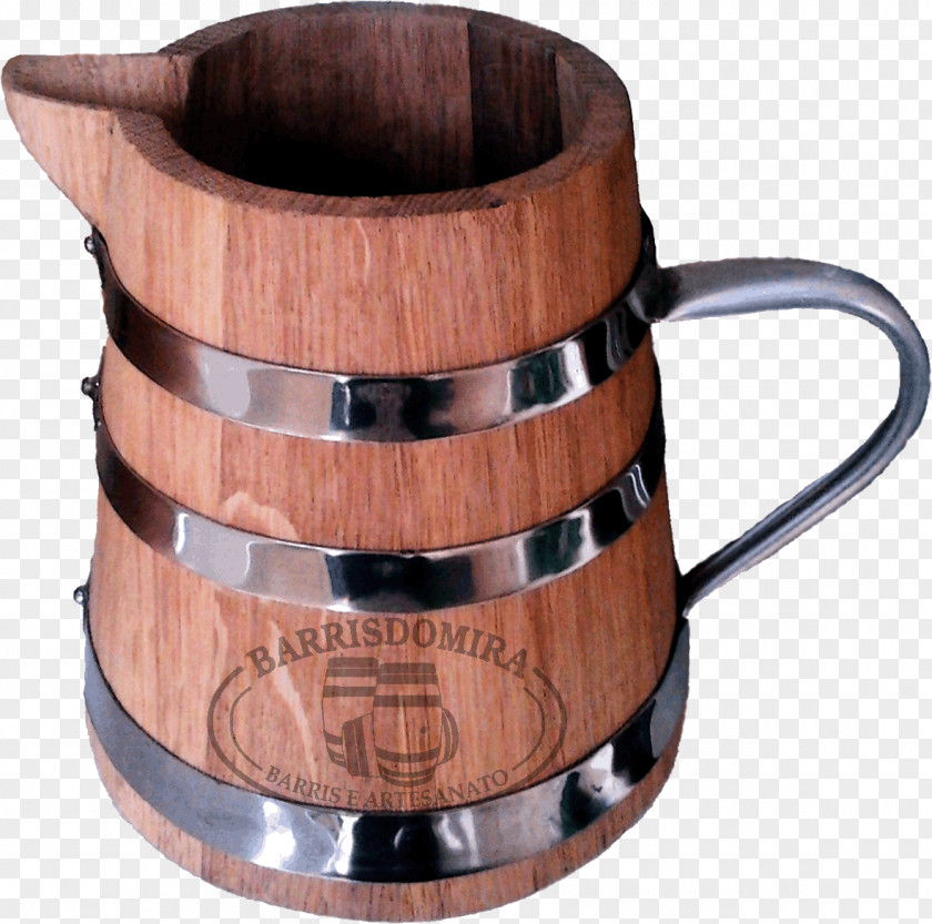 Mug Barrel Tanoaria Jug Wood PNG