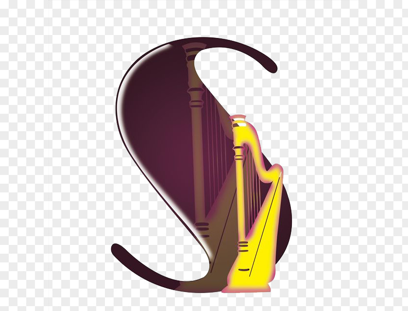 Harp S Shape Illustration PNG