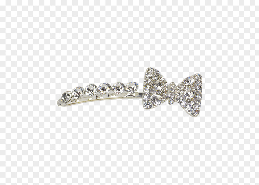 Silver Bows Bling-bling Body Jewellery Diamond PNG