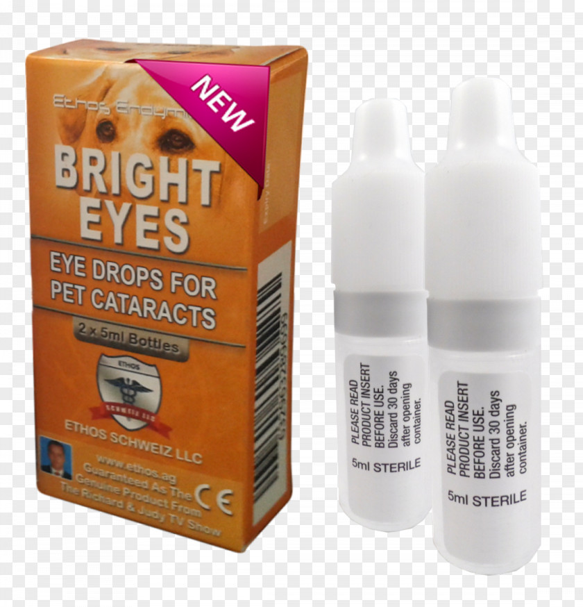 Dog Natural Ophthalmics Homeopathic Cineraria Eye Drops For Cataract Crystalline Lens & Lubricants PNG