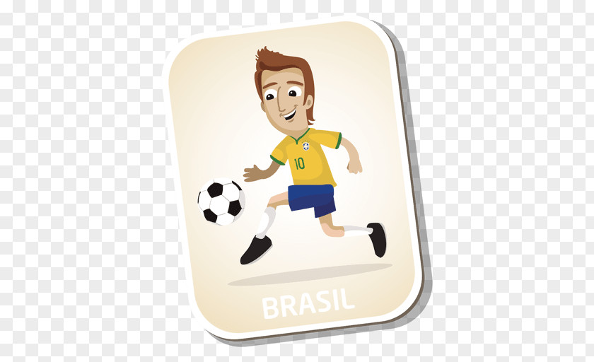 Football Player 2014 FIFA World Cup Cartoon PNG