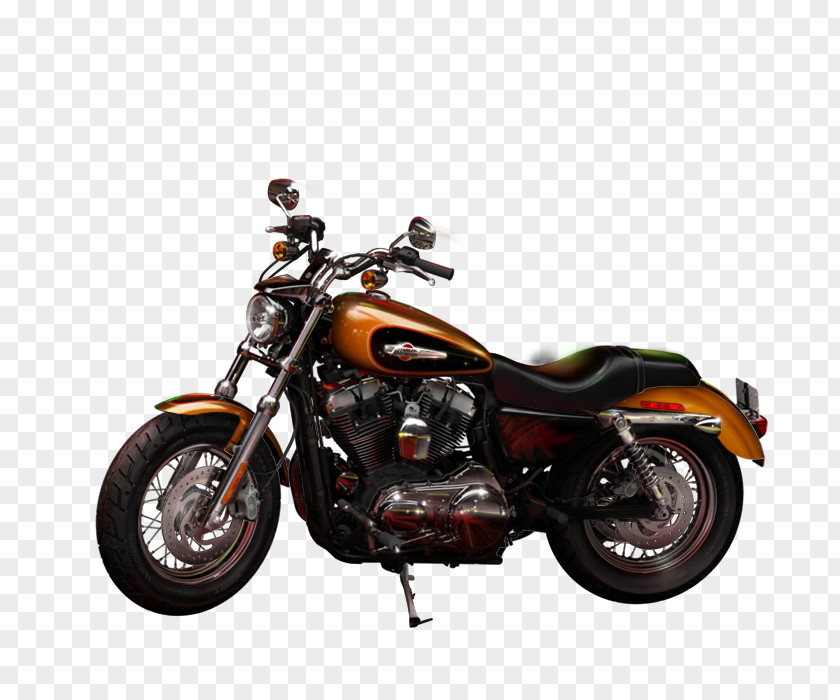 Harley Harley-Davidson Sportster Custom Motorcycle Softail PNG
