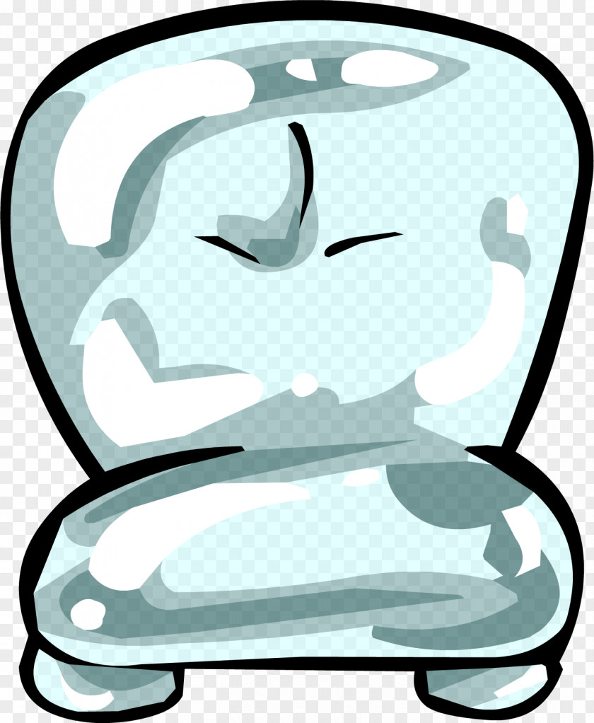 Inflatable Club Penguin Igloo Chair Chaise Longue Clip Art PNG