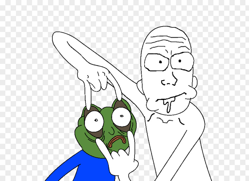 Sad Frog Morty Smith Rick Sanchez Pepe The Clip Art PNG