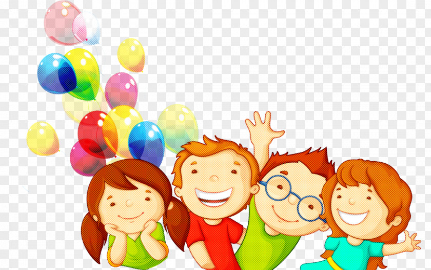 Celebrating Fun People Social Group Cartoon Balloon Happy PNG