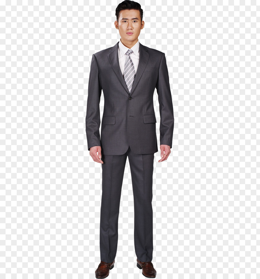 Gray Suit Tuxedo M. Business PNG