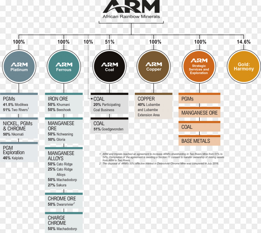 Lateritic Nickel Ore Deposits Organizational Chart African Rainbow Minerals Company Mining PNG