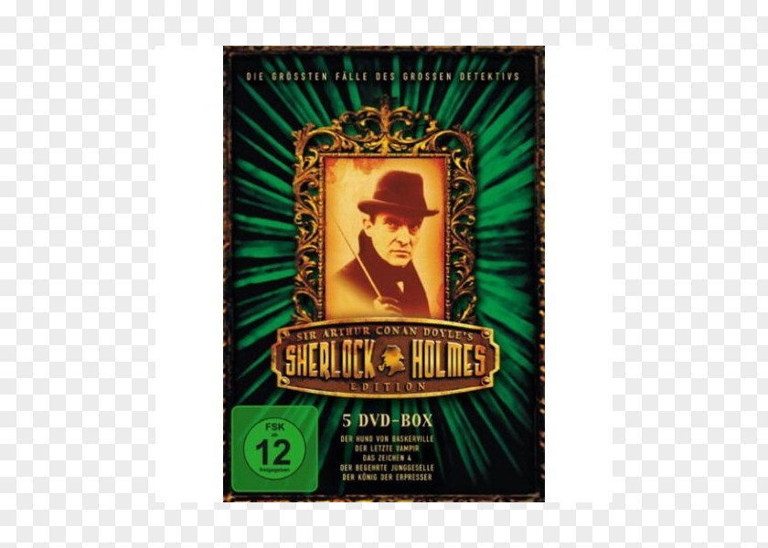 Sherlock The Holmes Collection Advertising DVD Polyband PNG