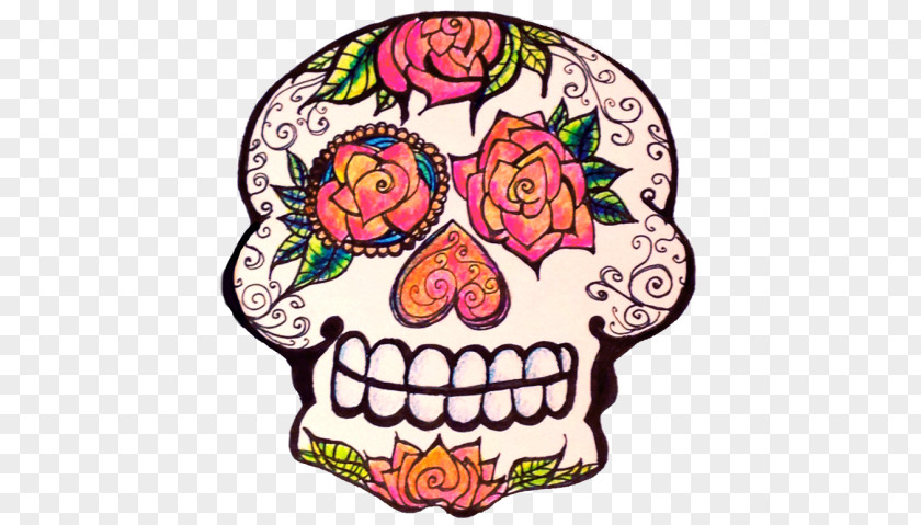 Skull Calavera Day Of The Dead Clip Art Death PNG