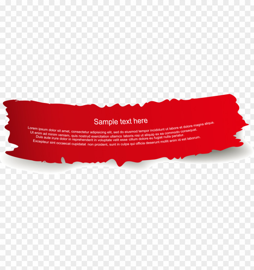 Vector Red Paper Tear Clip Art PNG