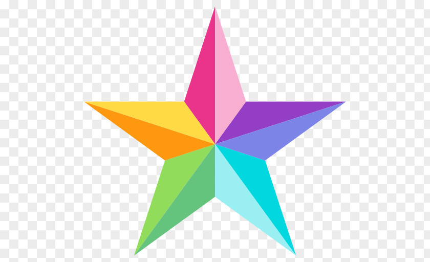 Color Star PNG