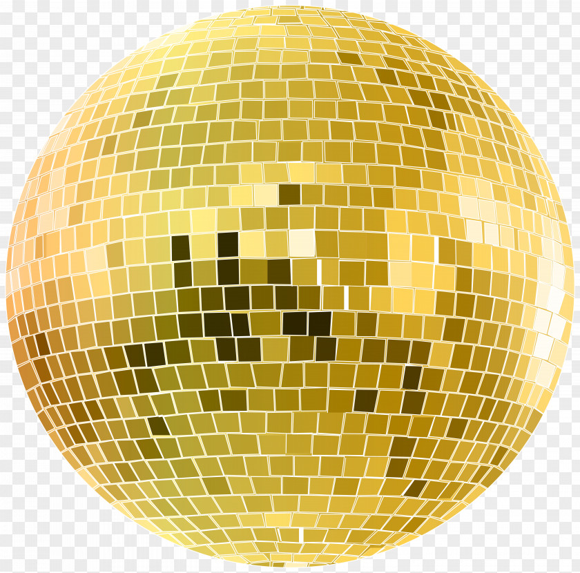 Gold Disco Ball Transparent Clip Art Image Stock Illustration PNG